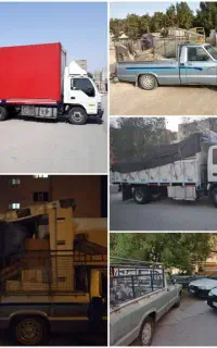 وانت تلفنی باربری حمل بارو اثاثیه منزل با کارگر