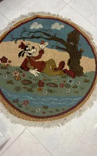 فرش گرد بچگانه