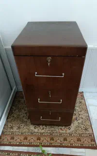 فایل 3 کشویی چوبی