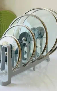 استند بشقاب و درب قابلمه مرسه