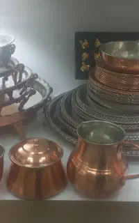 انواع ظروف مسی نو به کیلو