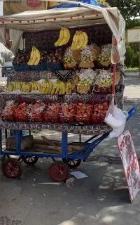 وسیله کار چرخ  تافی میوه فروشی پله ای  ۴۰ میلیون