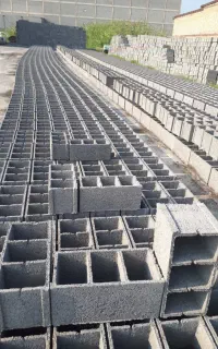 بلوک دیوارچینی۱۷در۳۷تخلیه پای کار