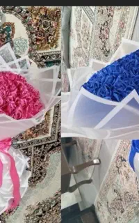 سفلرش انواع دسته گل  رز روبانی و باکس گل