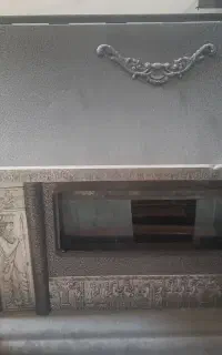 بخاری گازی سالم فقط شیشه شکسته