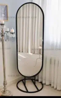 آینه قدی فلزی پایه دار