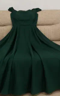 لباس سبز یشمی ساتن