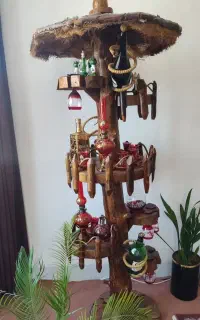 درخت تزئینی چوب گردو بسیارزیبا،مناسب خانه،کافه و.