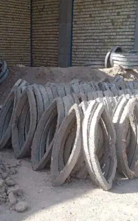 چاه کنی چاهه آب و فاضلاب ،دیوار چینی،کارگری