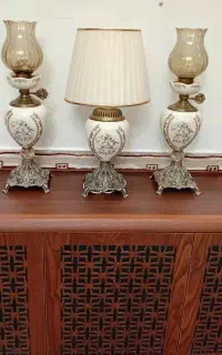 ست 3 تیکه آباژور و شمعدان