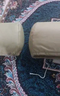 دو عدد روکش پشتی پژو کرمی