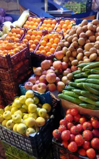 میز میوه فروشی