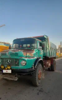 بنز تک کمپرسی فیروزه ای بیرنگ عطیقه