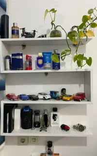 شلف دیواری چندطبقه سفید