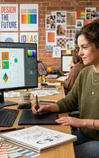 طراحی لوگو کاتالوگ کارت تراکت جلد لیبل بنر پوستر