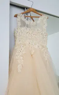 پیراهن مجلسی بچه گانه سایز 60