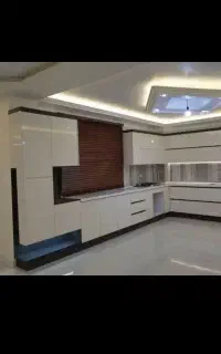 کلبه چوبی ،طراحی و اجرای کابینت مدرن و کمد دیواری