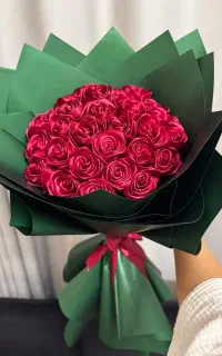 گل رز دسته گل باکس گل