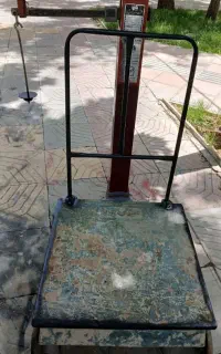 باسکول کاملا سالم باسنگ معاوضعه با ترازو