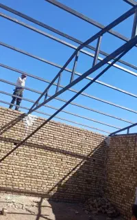 شیروانی کوب و جوشکاری اسکلت ساختمان