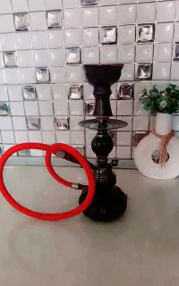 قلیان نقلی و زیبا در حد نو شیشه