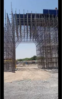 اجرای نصب داربست فلزی