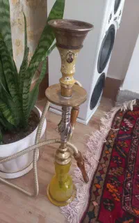 قلیان برنز سنگین قدیمی