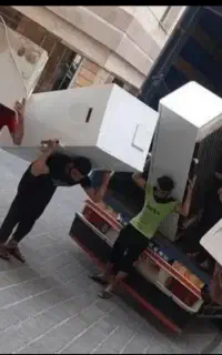 اسباب کشی اثاث منزل کارگرتنها یخچال ساید تخلیه بار