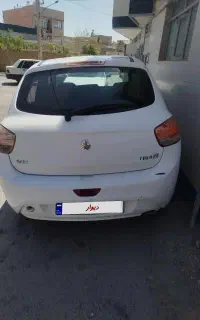 تیبا 2مدل94بدون رنگ وضربه