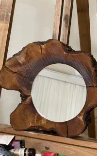 آینه چوبی