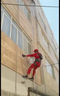 نماشویی/پیچ روپلاک نما/راپل کار/شیشه شور/نماشور