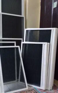 توری  پلیسه کشویی ریلی درب و پنجره تاشو