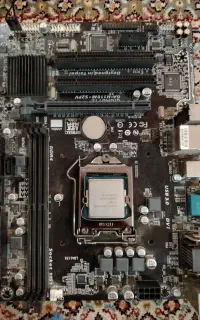 مادربرد به همراه سیپیو و رم 8 گیگ ddr4