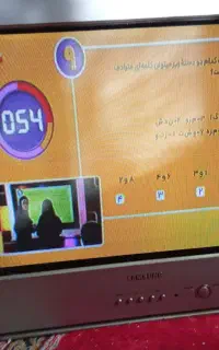 تلویزیون ۲۱اینچ   صفحه تخت سامسونک صلی سالم وشفاف
