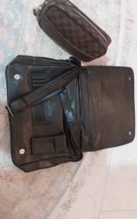 کیف دستی و لب تاپ چرم خارجی نو