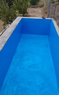 سیمانکاری استخر ، آستر و نرمه و لیسه کشی
