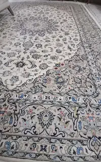 فرش دستباف کاشان ۳ تخته ۹ متری