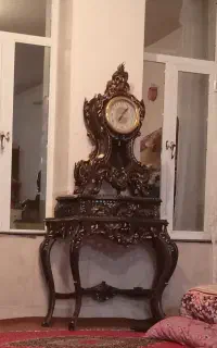 ساعت دو تیکه ایستاده