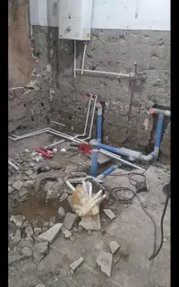 لوله کشی آب فاضلاب گاز     پکیج توالت فرنگی رفع نم
