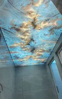 طراحی واجرای سقف کشسان وسقف کهکشانی