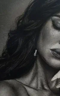 سفارش چهره سیاه قلم