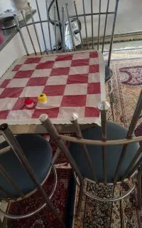 صندلی ومیز چهارنفره غذاخوری
