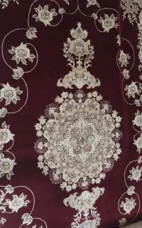 فرش۱۲متری زرشکی