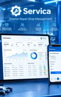نرم‌افزار مدیریت و حسابداری تعمیرگاه