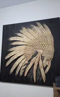 تابلو مدل سرخ پوستی اصل