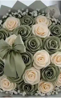 گل های روبانی زیبا