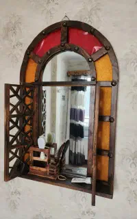ایینه سنتی چوبی