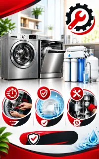 تعمیر لباسشویی و ظرفشویی تعمیر تصفیه آب در محل