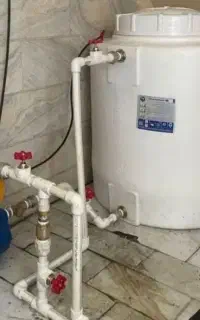 لوله کشی اب و فاضلاب و نصب پمپ