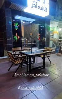 انواع صندلی ومیز چوبی آتشدان هیوا